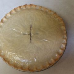 A picture of Gregsters Marrionberry/Blueberry Pie.