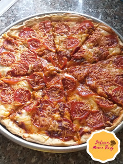 Una foto de Pizza