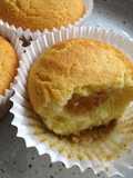 Pineapple Jam Stuffed Cupcakes