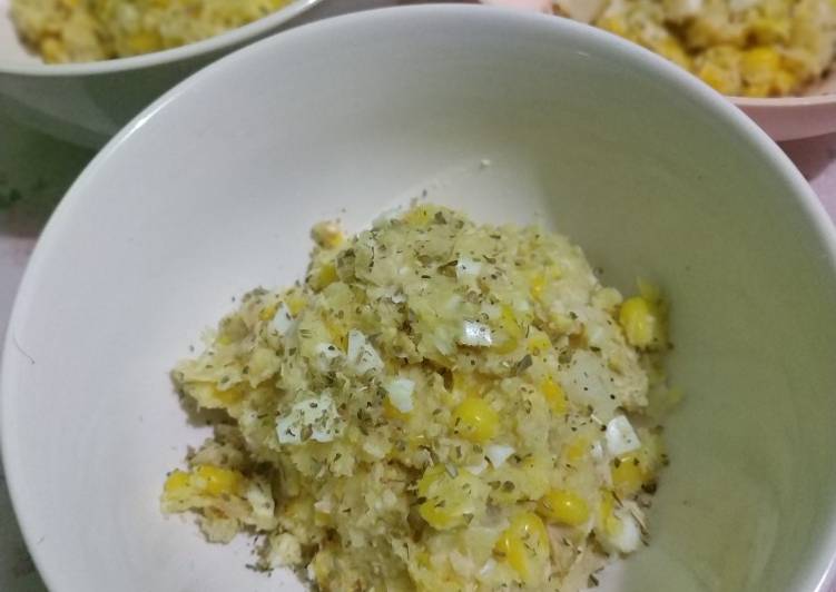 11 Resep: Mashed potato salad Kekinian