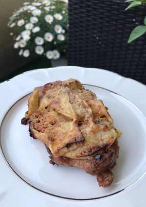 Almás-Diós-Camembert sajtos csirkecomb 🍗🧀🍎 recept fotója