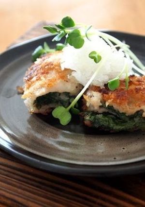 A picture of Non-fried Japanese-style Tonkatsu Made with Thinly Sliced Pork Belly.