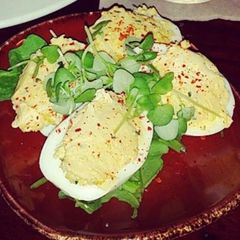 A picture of Wasabi Deviled Eggs.
