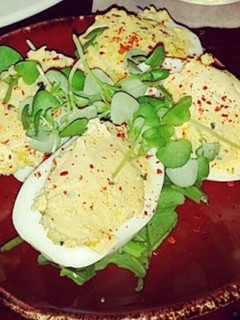 A picture of Wasabi Deviled Eggs.