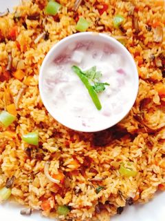 வாழைப்பூ பிரியாணி (vaalai poo biriyani recipe in tamil) செய்முறை முக்கிய புகைப்படம்