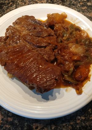 Una foto de Carne a la olla
