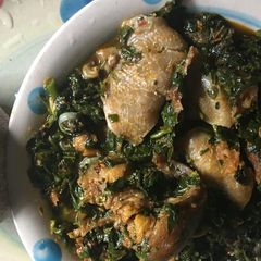 A picture of Vegetable soup.