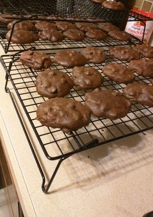 A picture of Chocolate Stout Fudge Cookies.