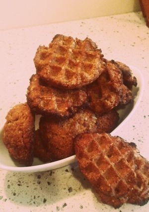 A picture of Anzac cookies.