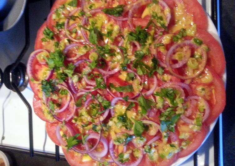 'V' Tomato  salad