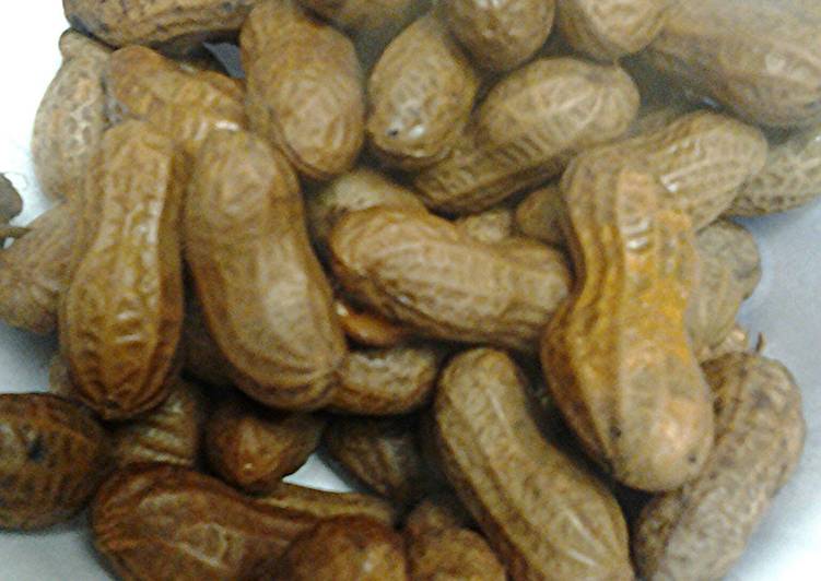 Steps to Prepare Homemade Salted boiled peanuts