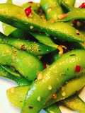 Irresistible Spicy Garlic Frozen Edamame