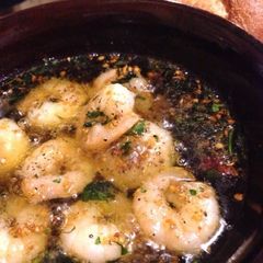 A picture of Gambas al Ajillo (Spanish Garlic Shrimp) Great Drinking Appetizer.