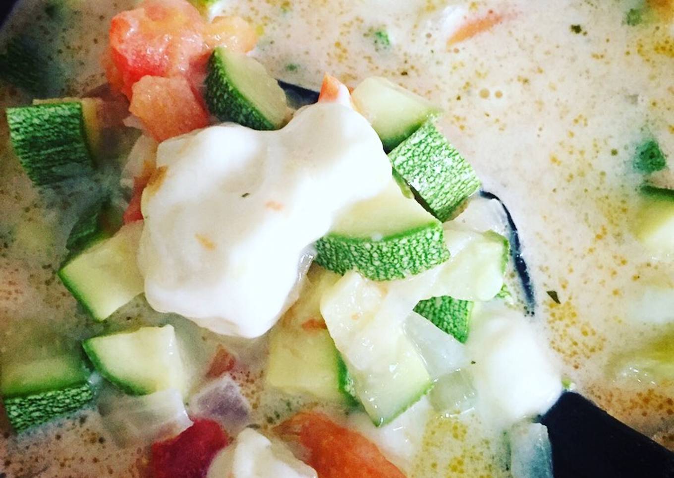 Calabacitas con queso