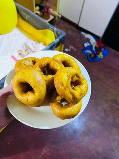 Una foto de Picarones