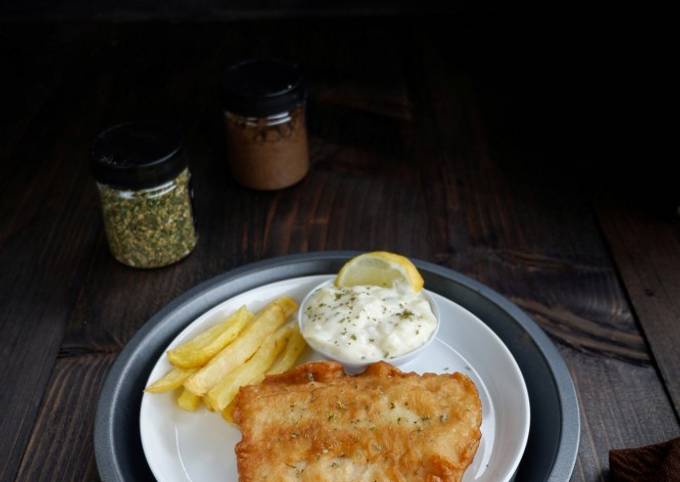 Fish and chips (fillet ikan dory)