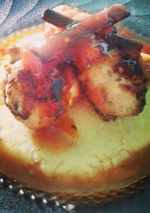 Foto resep Honey chicken roast & smash potato