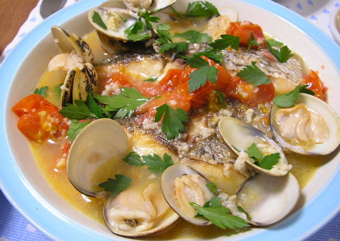 Easy Acqua Pazza with Fish Fillets