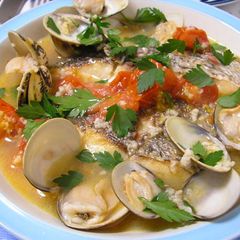 Easy Acqua Pazza with Fish Fillets A picture of Easy Acqua Pazza with Fish Fillets.