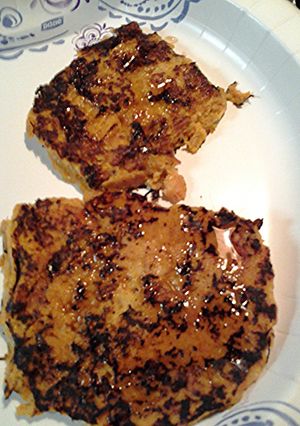 A picture of Twice cooked carrot cakes.