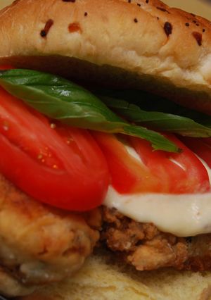 A picture of Italian Chicken Cutlet Sandwich.