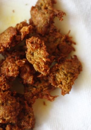 A picture of Lauki ke Pakode.