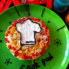A picture of Fresh fruit yogurt cake.