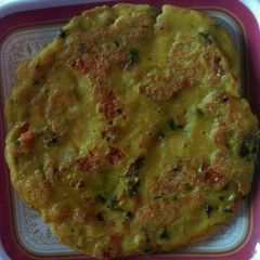 A picture of Potato cheela.