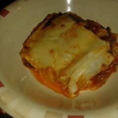 A picture of Almu's surprise lasagna.