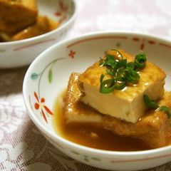A picture of Easy "Agedashi" Tofu with Atsuage.