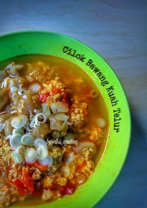 Foto resep Cilok Bawang Kuah Telur
