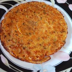 A picture of Vegetable pancakes.