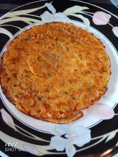 A picture of Vegetable pancakes.