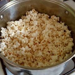 A picture of Vickys Perfect Stove Top Popcorn - Forget The Microwave Method!.