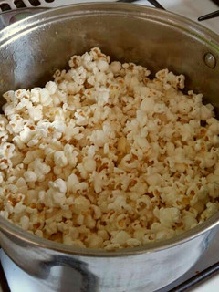 A picture of Vickys Perfect Stove Top Popcorn - Forget The Microwave Method!.