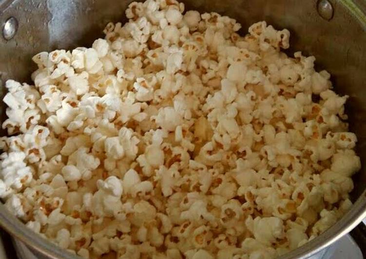 Steps to Make Any-night-of-the-week Vickys Perfect Stove Top Popcorn - Forget The Microwave Method!