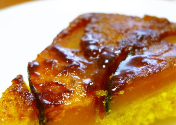 How to Cook Super Quick Kabocha Squash Cake in a Frying Pan