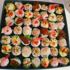 A picture of Hand Rolled Sushi.