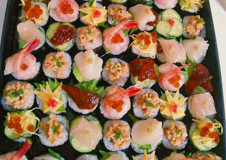 Recipe of Favorite Hand Rolled Sushi