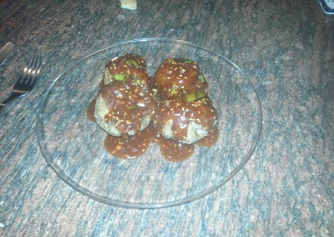 Saucy Asian Meatballs