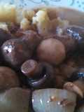 Crockpot sirloin tips with mushrooms