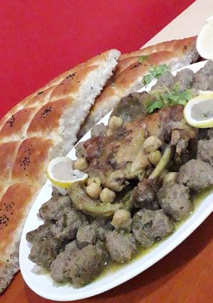 صورة لوصفة صبيعات الكفتة بالقرنون