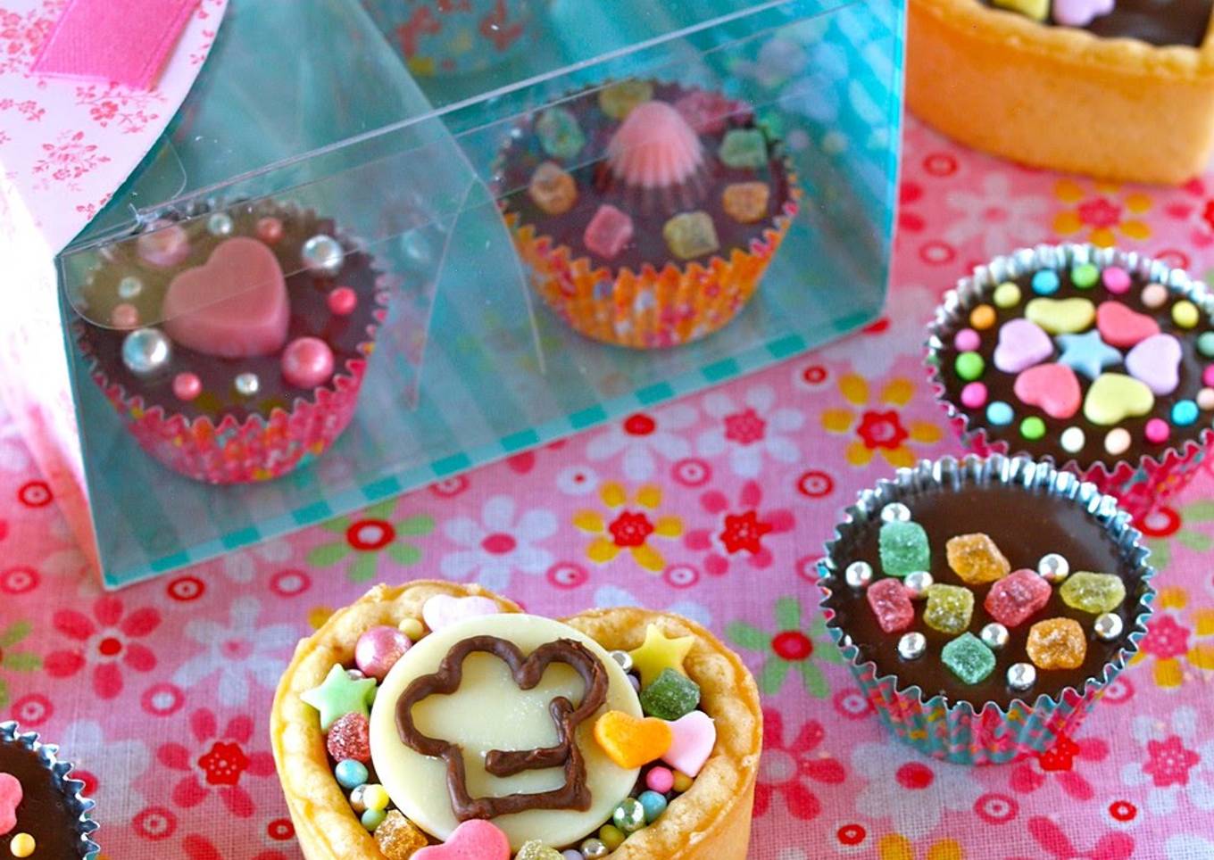 Soy Milk Chocolate Cups for Valentine's Day
