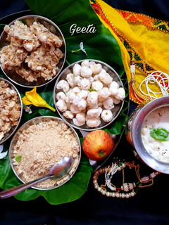 जन्माष्टमी विशिष्ट प्रसादम (janmashtami vishisht prasadam recipe in Hindi) रेसिपी मुख्य फोटो
