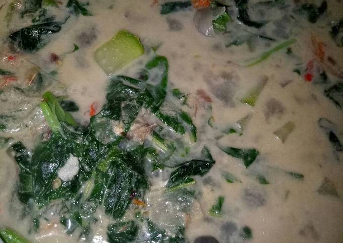 Bobor bayam labu siam