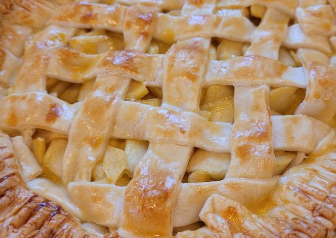 Steps to Prepare Favorite Easy Healthy Apple Pie