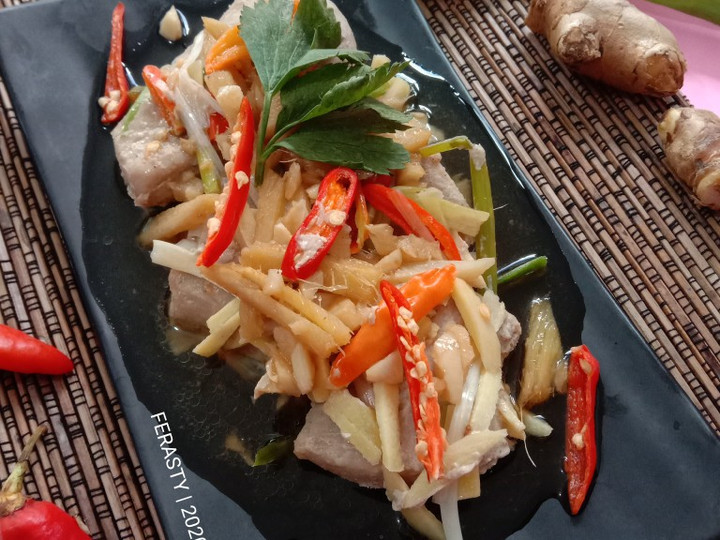 Resep Tuna Steam Bumbu Jahe, Enak Banget