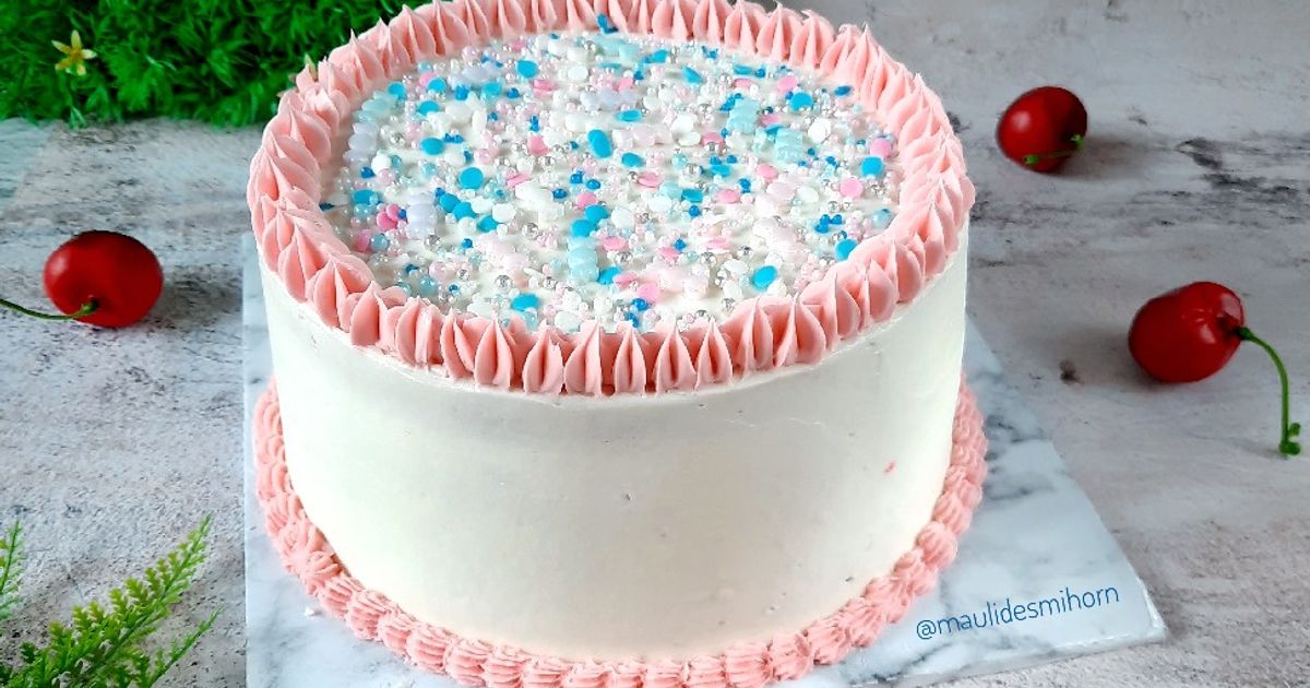 Resep Simple Birthday Cake oleh Ibu Malka - Cookpad