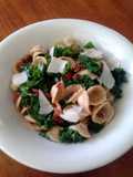 Orecchiette Pasta with Bacon, Kale and Sundried Tomatoes
