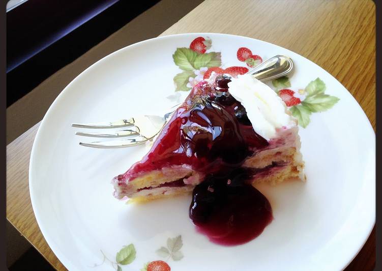 Recipe: Tasty Blueberry Layer Cake